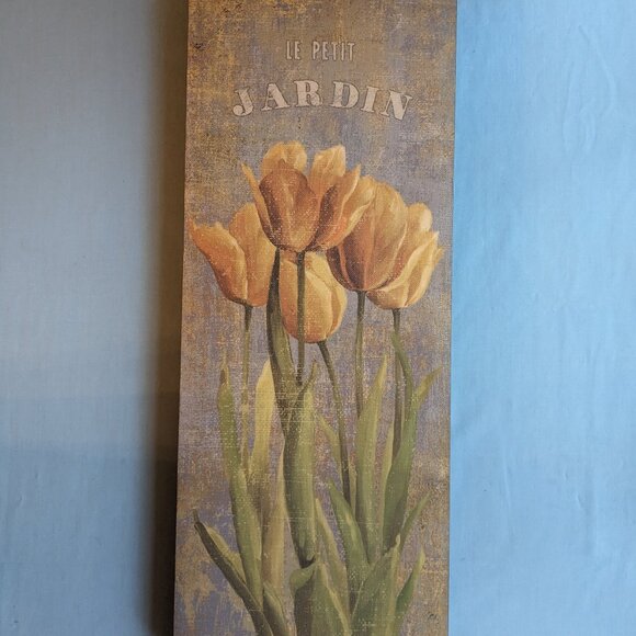 "Le Petite Jardin" Yellow Tulips Canvas Wall Art by Lisa Audit - Picture 8 of 16